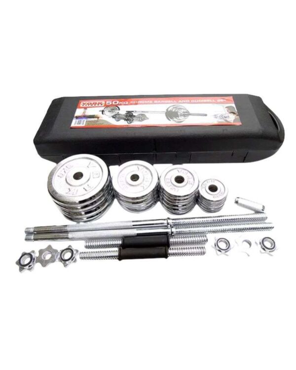 York 50 Kg Dumbbell Set